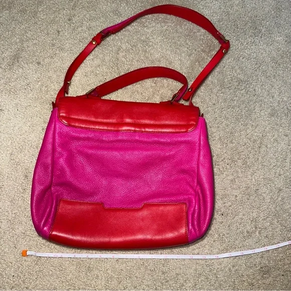 Marc Jacobs Vibrant Red and Pink Shoulder Bag - Picture 4 of 15